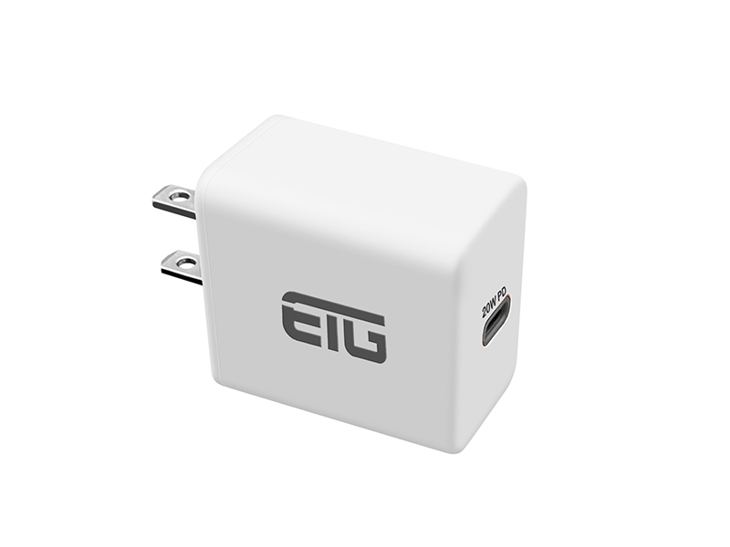 20W PD Charger  USB-C 3A Charger with US/UK/EU Plug